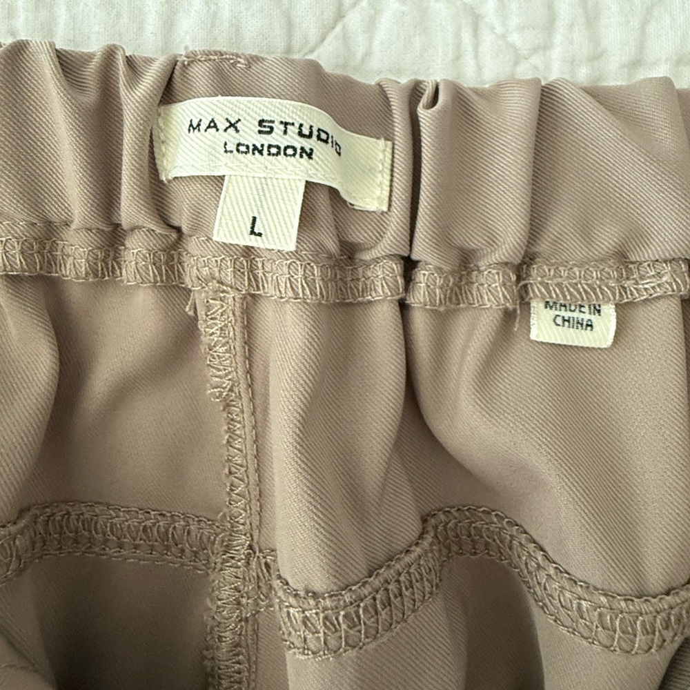 Max Studio Beige Trousers - Picture 10 of 11